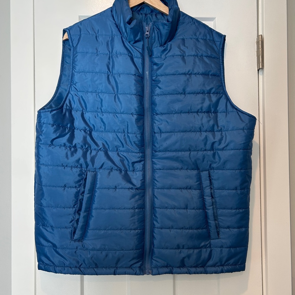 Sonoma Men's Blue Quilted Vest